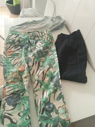 10 Pantalones Zara Mujer M/38