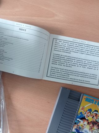NORTH & SOUTH NINTENDO NES PAL ESPAÑA ORIGINAL