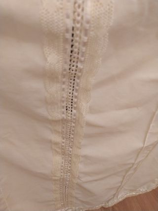 Delantal y mangas huertana beige