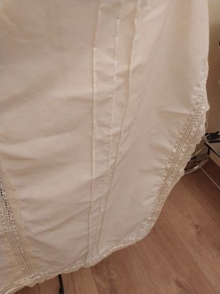 Delantal y mangas huertana beige