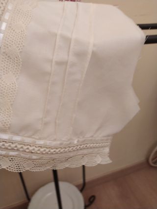 Delantal y mangas huertana beige