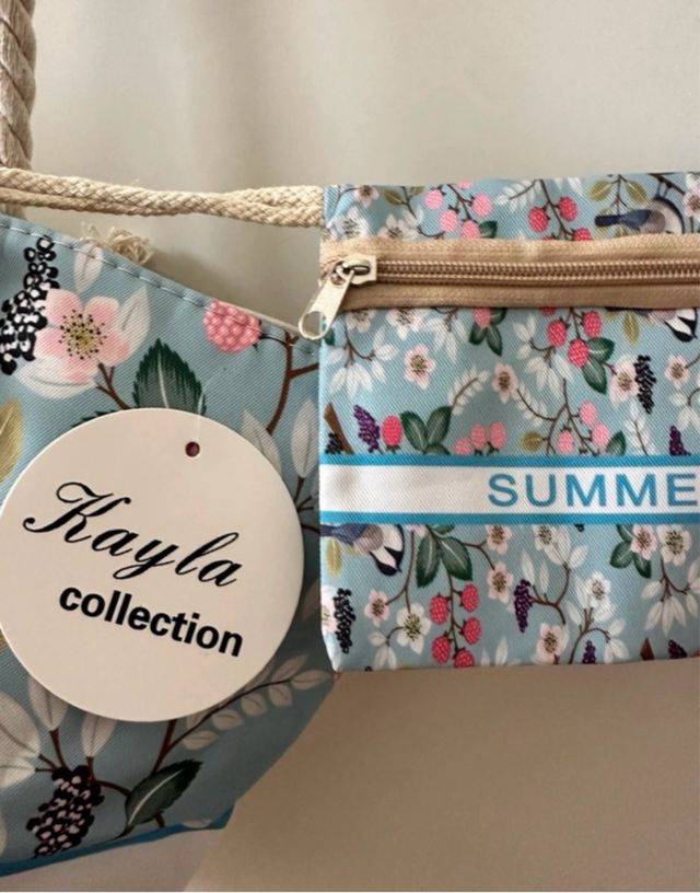 Borsa Kayla estiva - Mare + Pochette