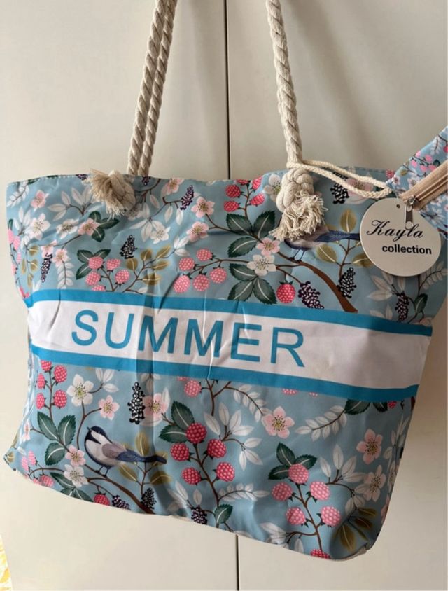 Borsa Kayla estiva - Mare + Pochette