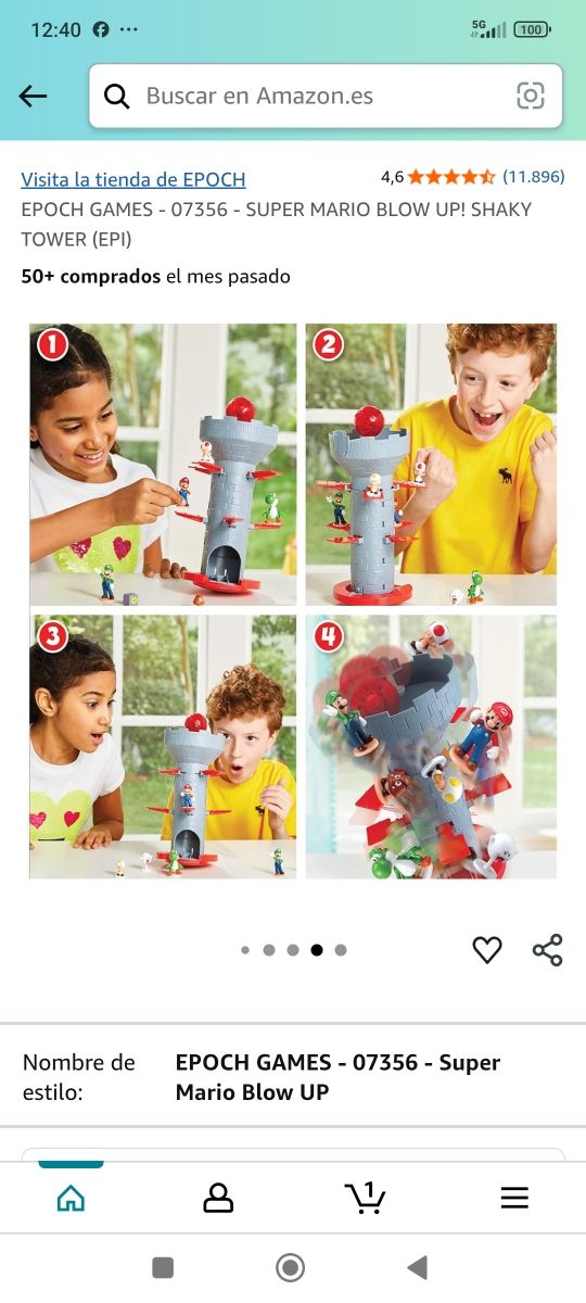 Torre Balanceo Mario y Luigi