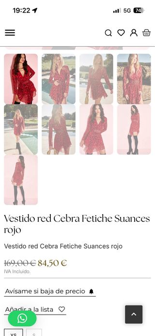 Vestido Fetiche Suances XS