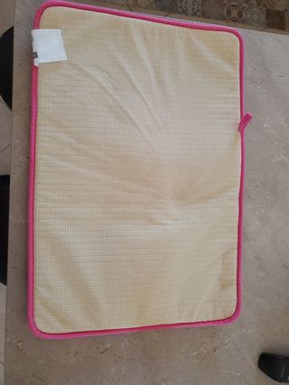 Alfombra baño rosa - Felpa