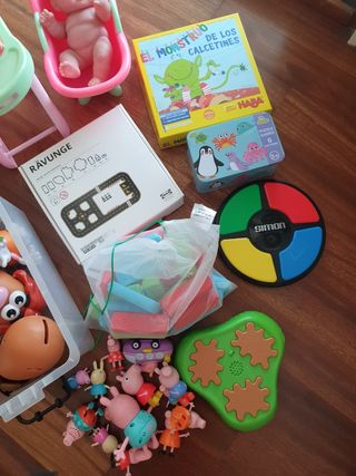Lote juguetes niños - Mr Potato, Simon, Haba,...