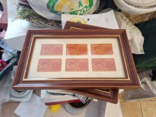 Sellos antiguos de colección papel de fumar