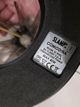 Slamp - Lampada da Comodino Grigia