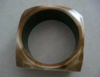 Pulsera Bracciale quadrato beige/marrone