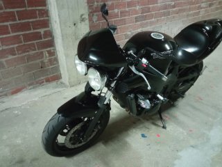 Triumph Speed four/Leovince Titanium