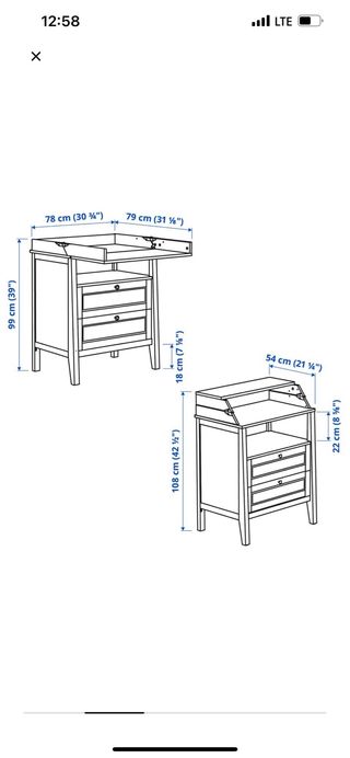 Mueble Cambiador bebé