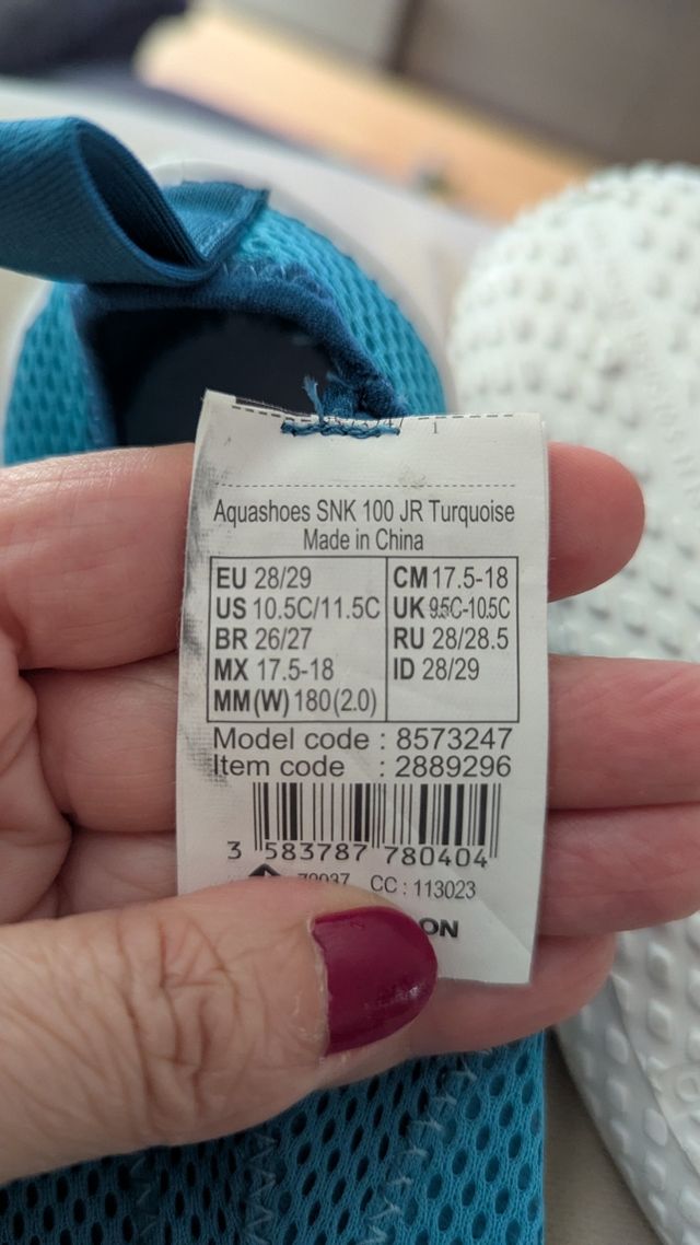 Escarpines Decathlon niño 28-29. 17.5-18 cm