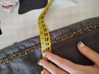 Jeans Zara grises con brillos