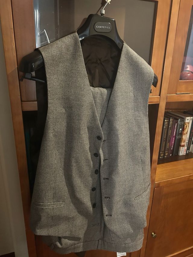 Traje Cortefiel gris - 3 piezas