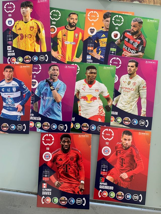 10 Cromos Adrenalyn Coppa del Mondo FIFA