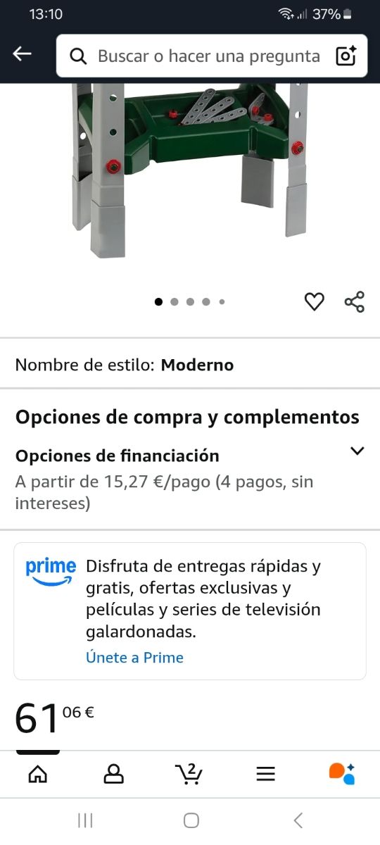 Banco trabajo + taladro + caja herramientas Bosch