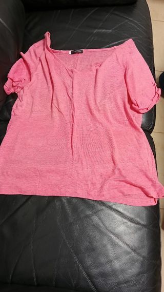 Jersey mujer rosa talla L