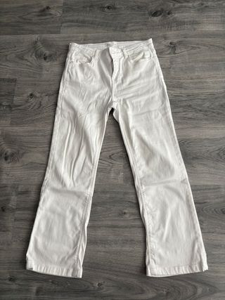 Pantalones vaqueros blancos