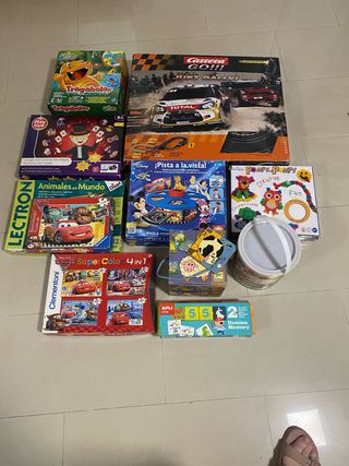 Lote de juegos de mesa infantiles