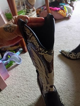 Botas vaqueras serpiente