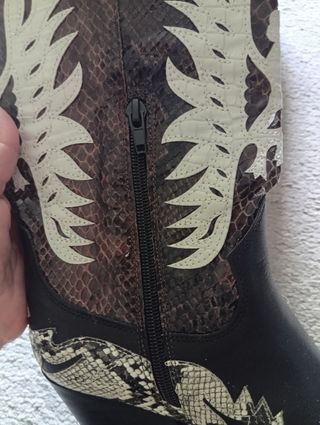 Botas vaqueras serpiente
