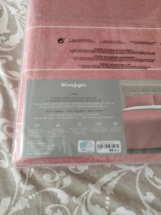 Funda nórdica 150cm - Rosa