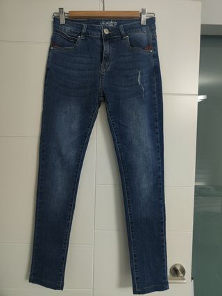 Jeans ajustados - Azul