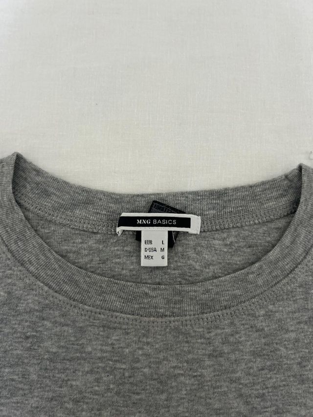 Camiseta MNK BASICS gris - Talla L