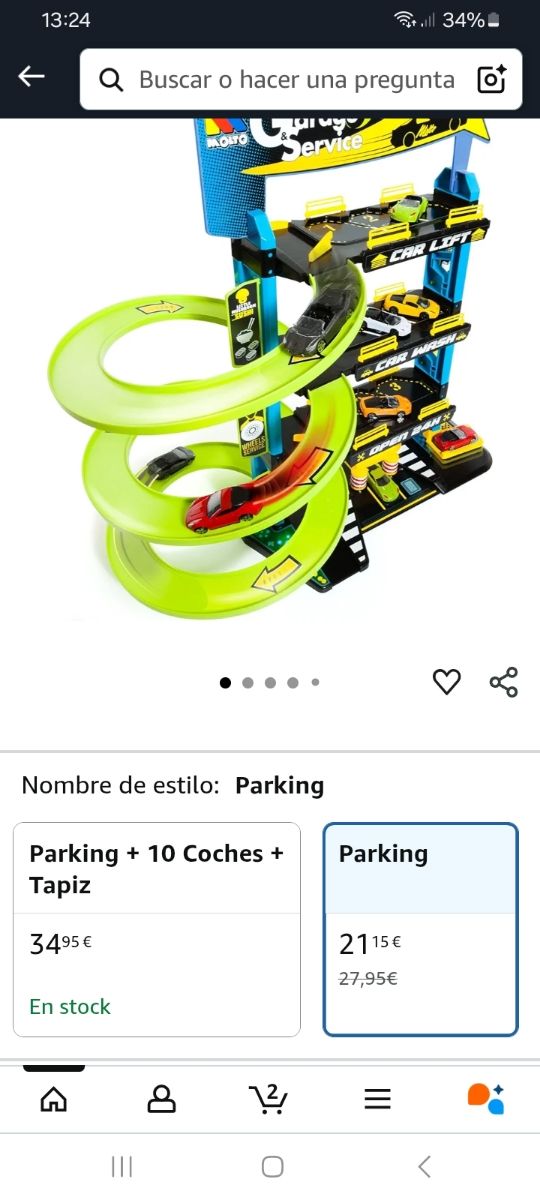 Garaje Molto: Parking Infantil