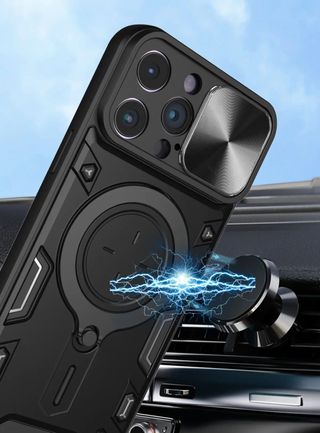 Iphone 16 Pro Max - Custodia Magnetica Grado Militare