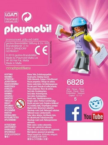 Chica con cascos Playmobil