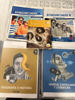 Libros texto 4ESO Oxford Genox