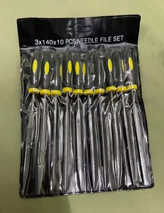 Juego de 10 limas 3×140mm