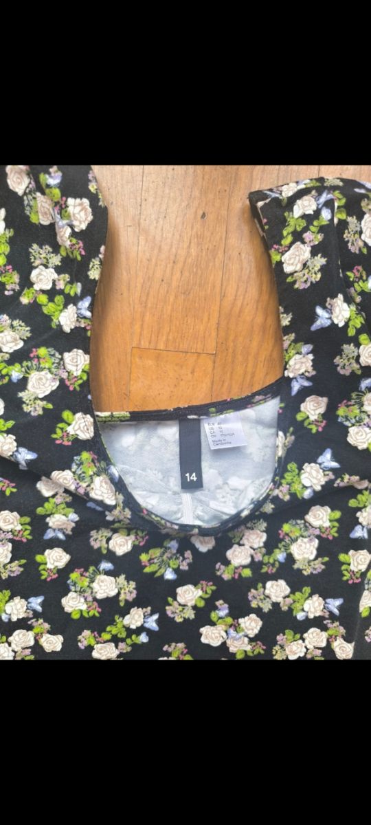 Vestido flores - Talla 40