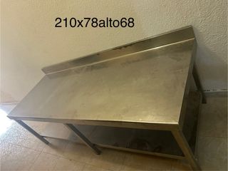 Mesa acero inoxidable