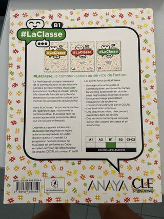 La classe niveau B1 élève - Anaya