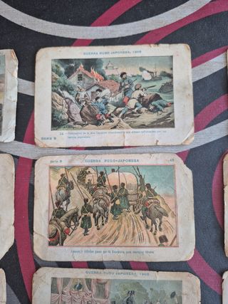 Cromos Antiguos Chocolate Guerra