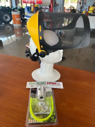 Mascara y cabezal desbrozadora