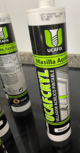 Masilla Acrílica Blanca Ucafix