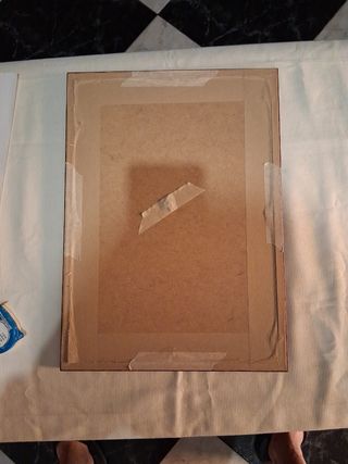 Marco madera marrón