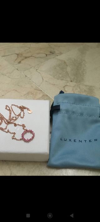 Collar Luxenter Oro Rosa