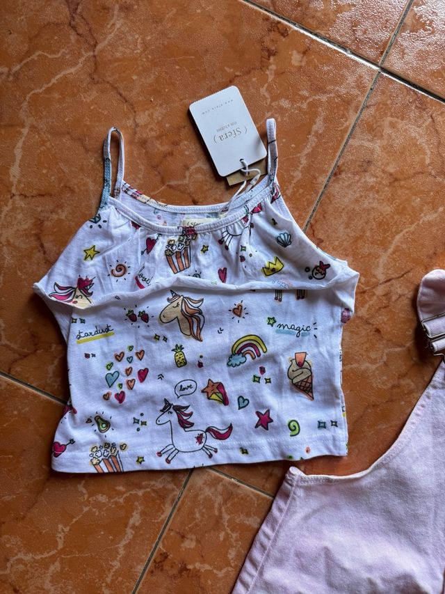 Lote ropa niña 3 piezas NUEVO t. 5-6