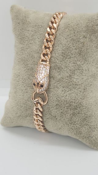 Pulsera Serpiente goldfilled 14k