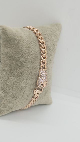 Pulsera Serpiente goldfilled 14k