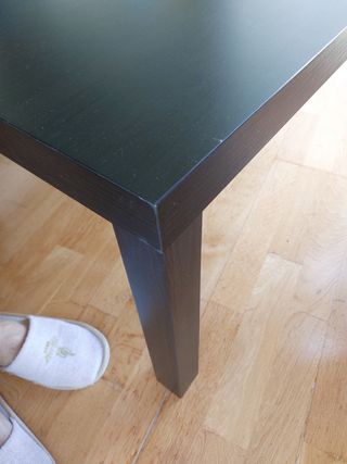 Mesa centro Ikea Lack negro marron
