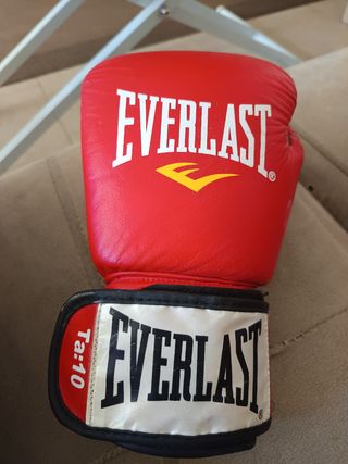 Guantes de boxeo de piel Everlast 10 oz