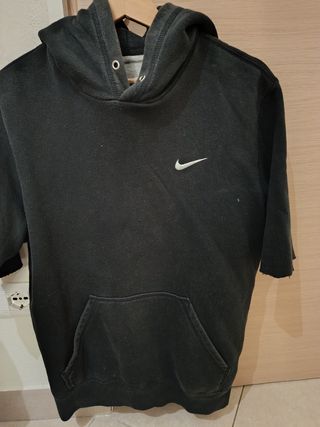 Felpa Nike nera mezza manica tg M