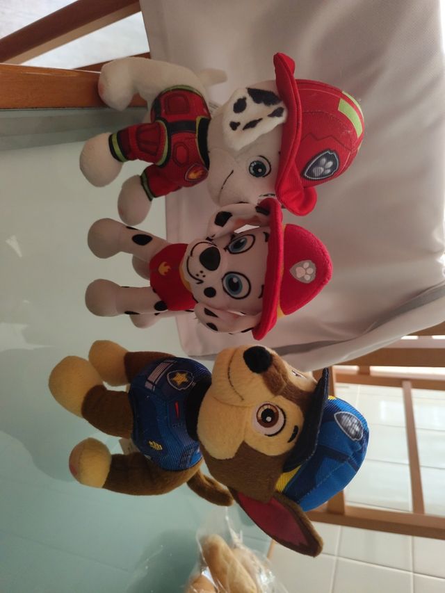 3 Peluches Patrulla Canina