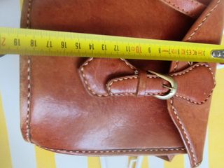 Bolso bandolera cuero marrón